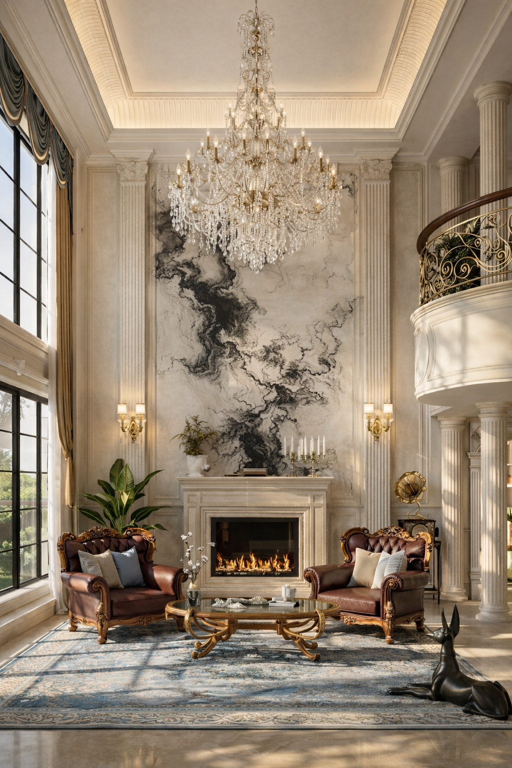 A timeless neo-classical residence in Guwahati, designed with grand proportions, elegant detailing, and luxurious interiors that celebrate sophistication, craftsmanship, and modern comfort.