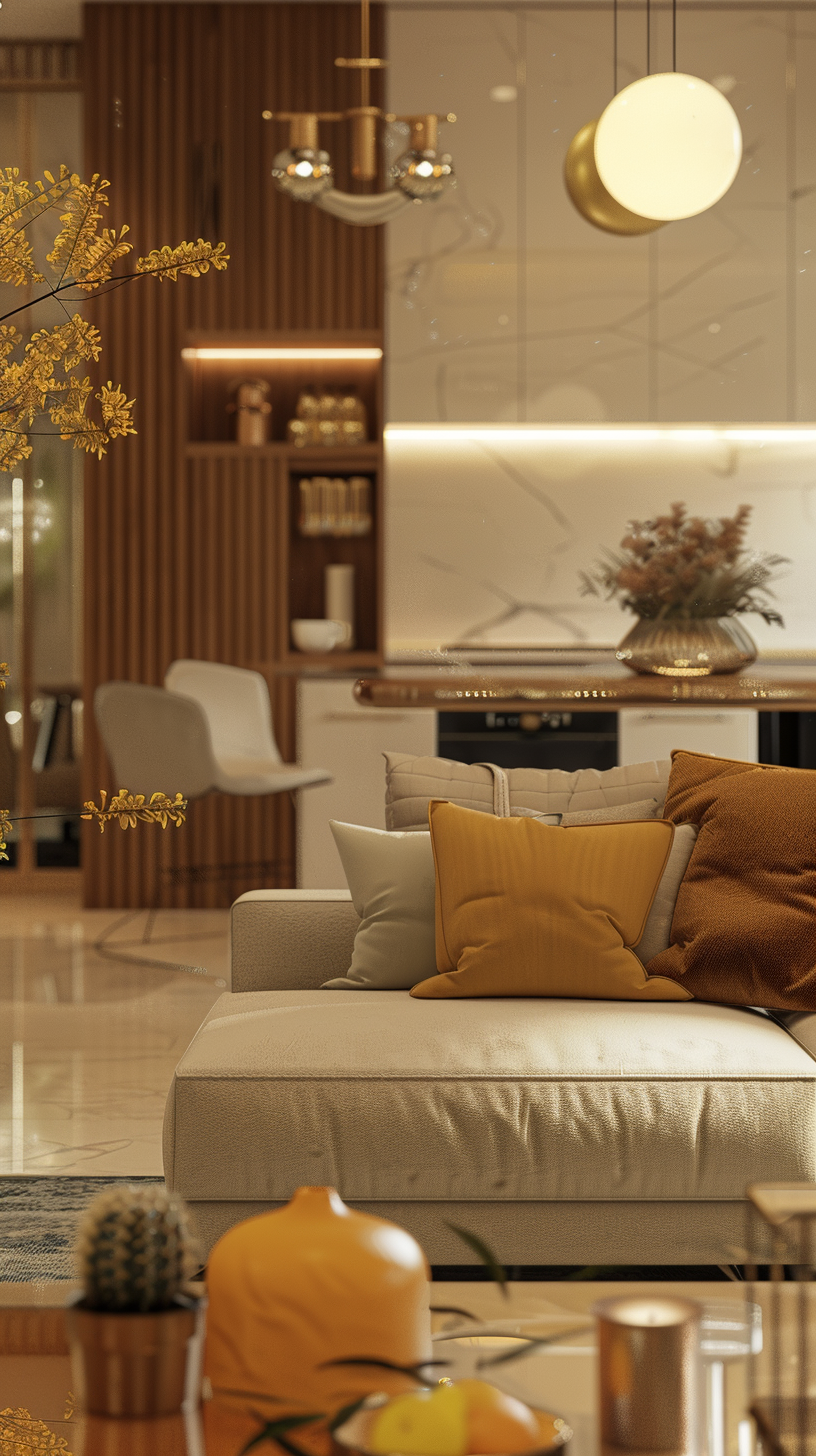 A contemporary luxury villa in Ranchi featuring modern architecture, double-height spaces, bespoke interiors, expansive glazing, designer kitchens, and seamless indoor-outdoor living.