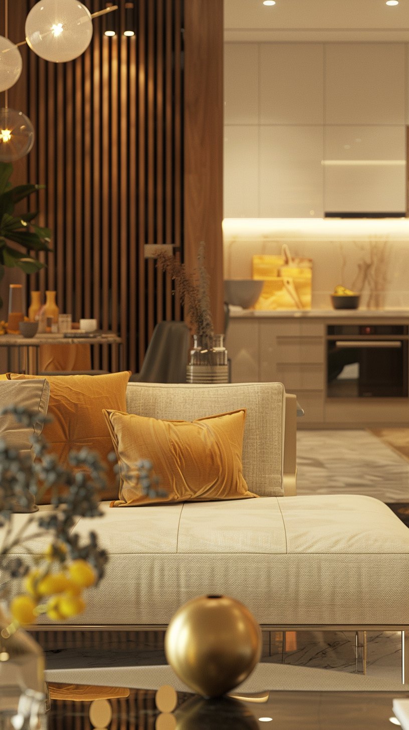 A contemporary luxury villa in Ranchi featuring modern architecture, double-height spaces, bespoke interiors, expansive glazing, designer kitchens, and seamless indoor-outdoor living.