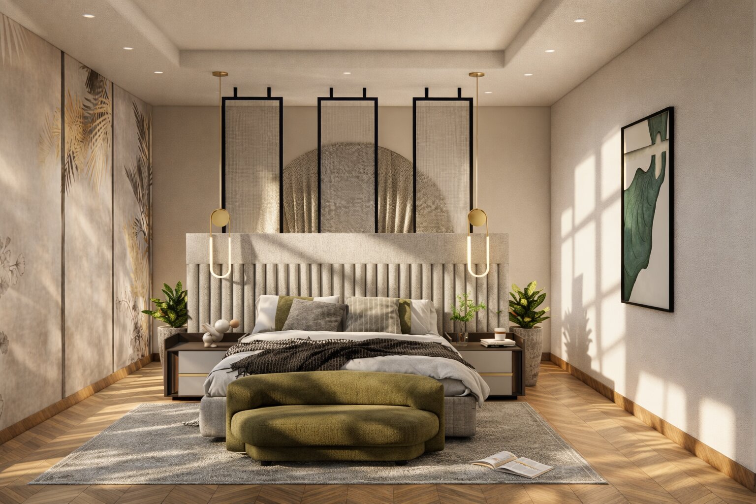 Modern Luxury Residence at Ireo Gurgaon Hills, Gurugram – A 5000 Sq. Ft. bespoke home designed with contemporary aesthetics, refined material palette, and functional luxury. The residence seamlessly blends warm textures, premium finishes, and sophisticated spatial planning to create an elegant living experience.