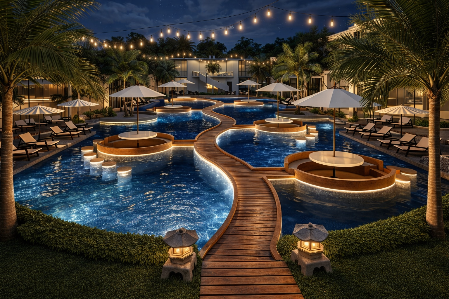 A premium luxury resort in Greater Noida designed to deliver an exclusive hospitality experience. The project features contemporary villas, private pool suites, waterfront leisure spaces, wellness amenities, landscaped gardens, and world-class recreational facilities, creating the perfect blend of luxury, comfort, and nature-inspired living.